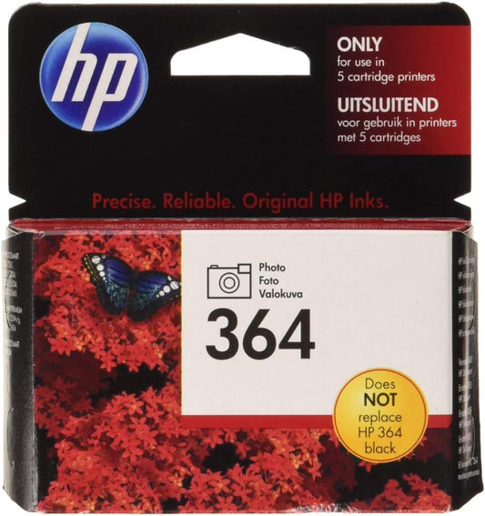 HP 364 Photo Noir, cartouche d'encre authentique - (TVA incluse)