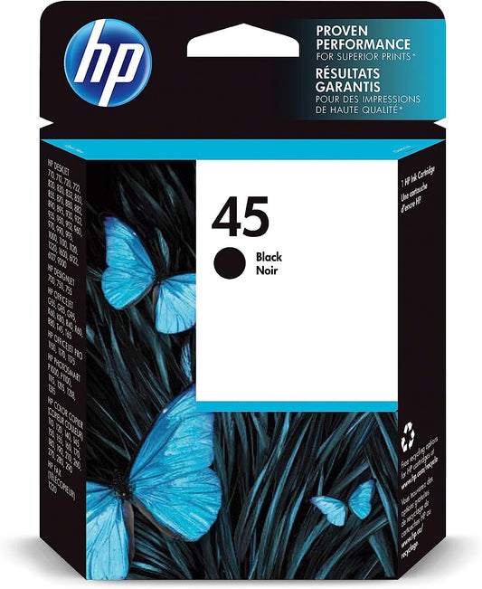 HP 45 51645 cartouche d'encre authentique noir (TVA incluse)