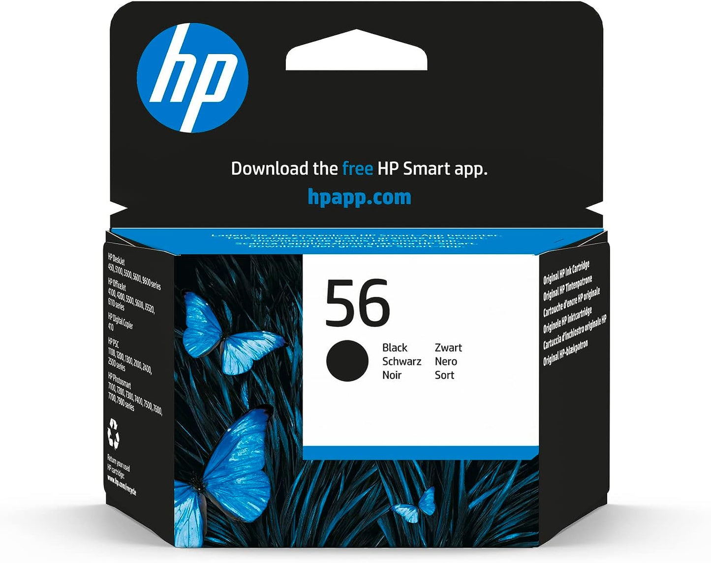 HP 56 C6656AE cartouche d'encre authentique noir (TVA incluse)