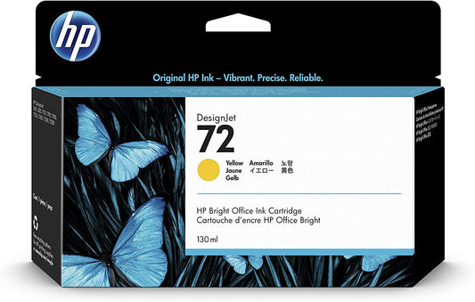 HP 72 C9373A cartouche d'encre authentique jaune (TVA incluse)