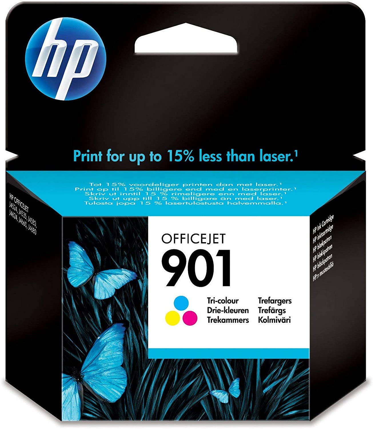 HP 901 cartouche d'encre Tricolore authentique CC656AE (TVA incluse)