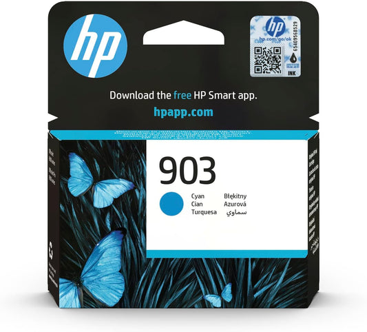 HP 903 cartouche d'encre Cyan authentique T6L87AE (TVA incluse)