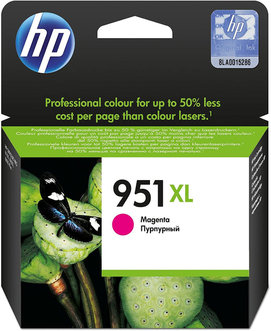 HP 951XL cartouche d'encre Magenta authentique CN047AE (TVA incluse)