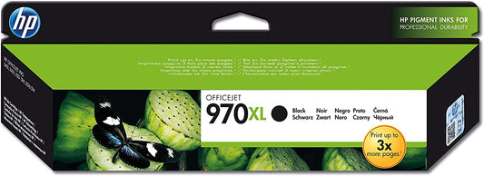 HP 970XL cartouche d'encre Noire authentique CN625AE (TVA incluse)