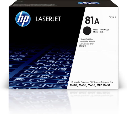 HP CF281A (81A) Cartouche de toner Noir authentique (TVA incluse)