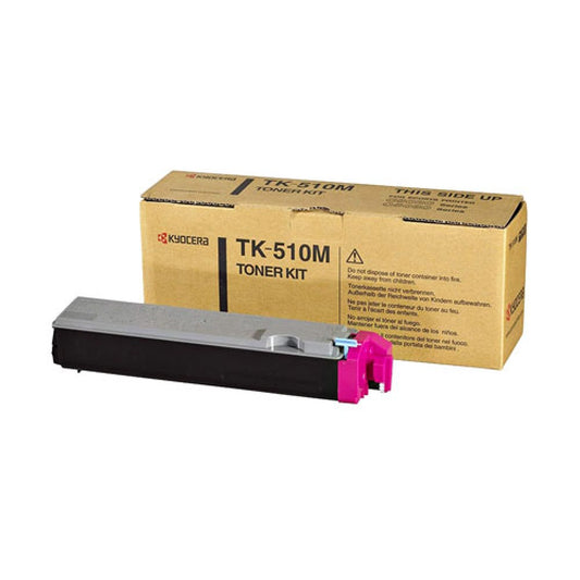 Kyocera TK-510M (1T02F3BEU0) Cartouche de toner Magenta authentique (TVA incluse)