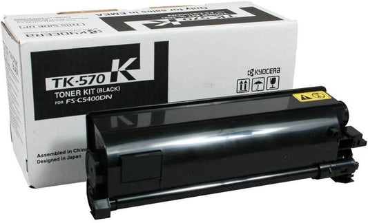 Kyocera TK-570K (1T02HG0EU0) Cartouche de toner Noir authentique (TVA incluse)