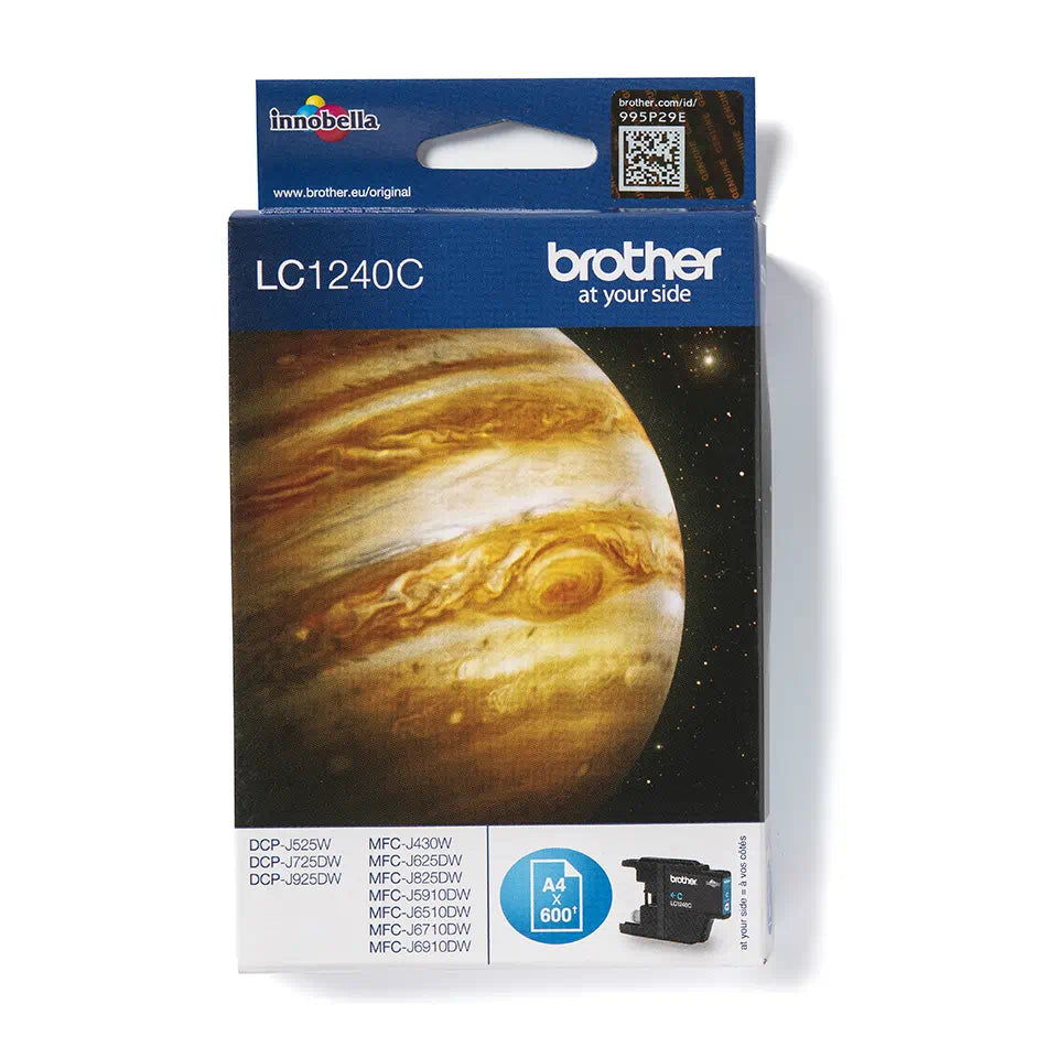 Brother LC1240C cartouche d'encre Cyan authentique (TVA incluse)