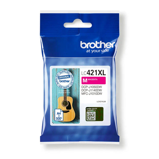 Brother LC421XL cartouche d'encre Magenta authentique (TVA incluse)