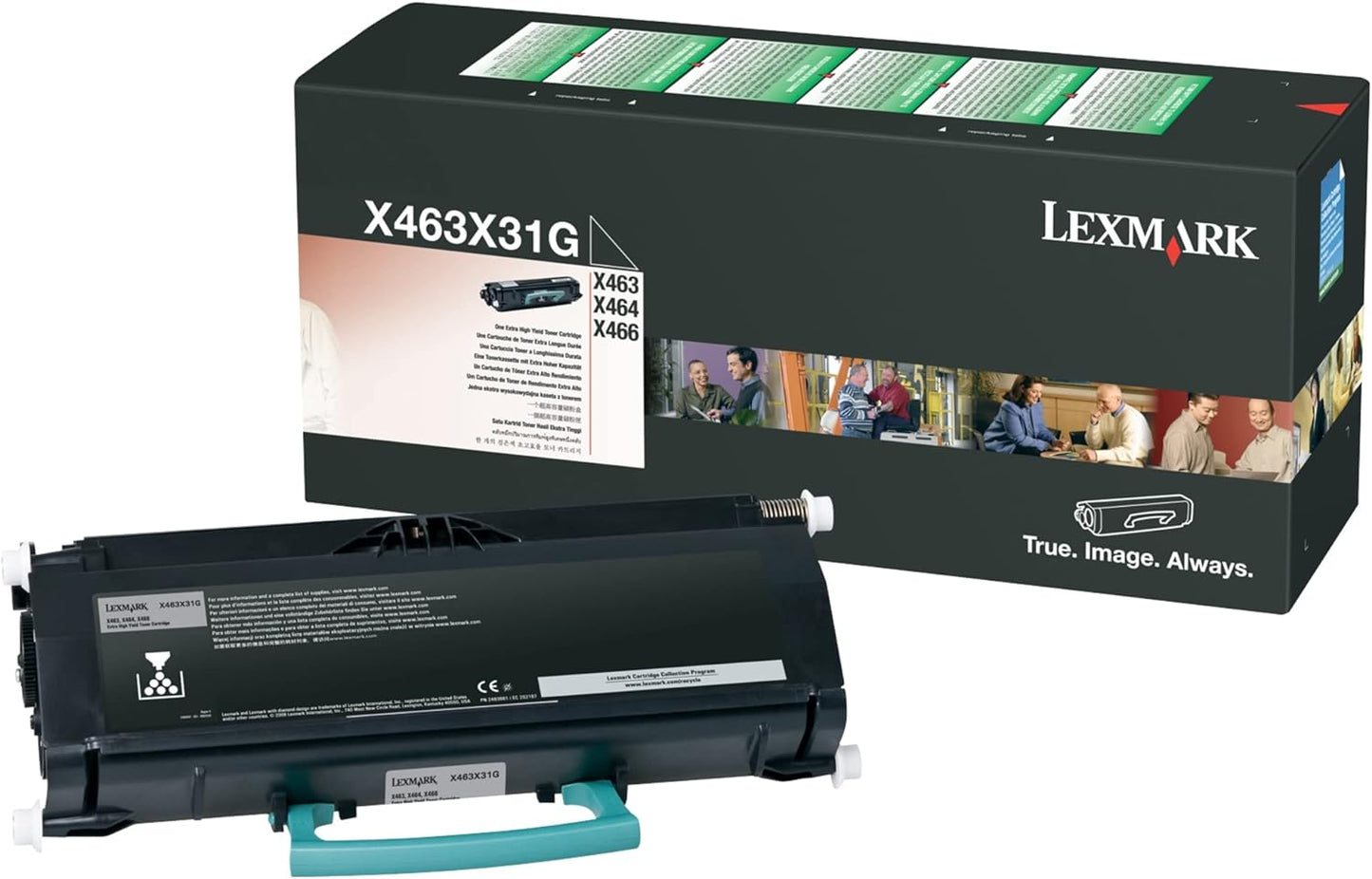 Lexmark X463X31G Cartouche de toner Noir authentique (TVA incluse)