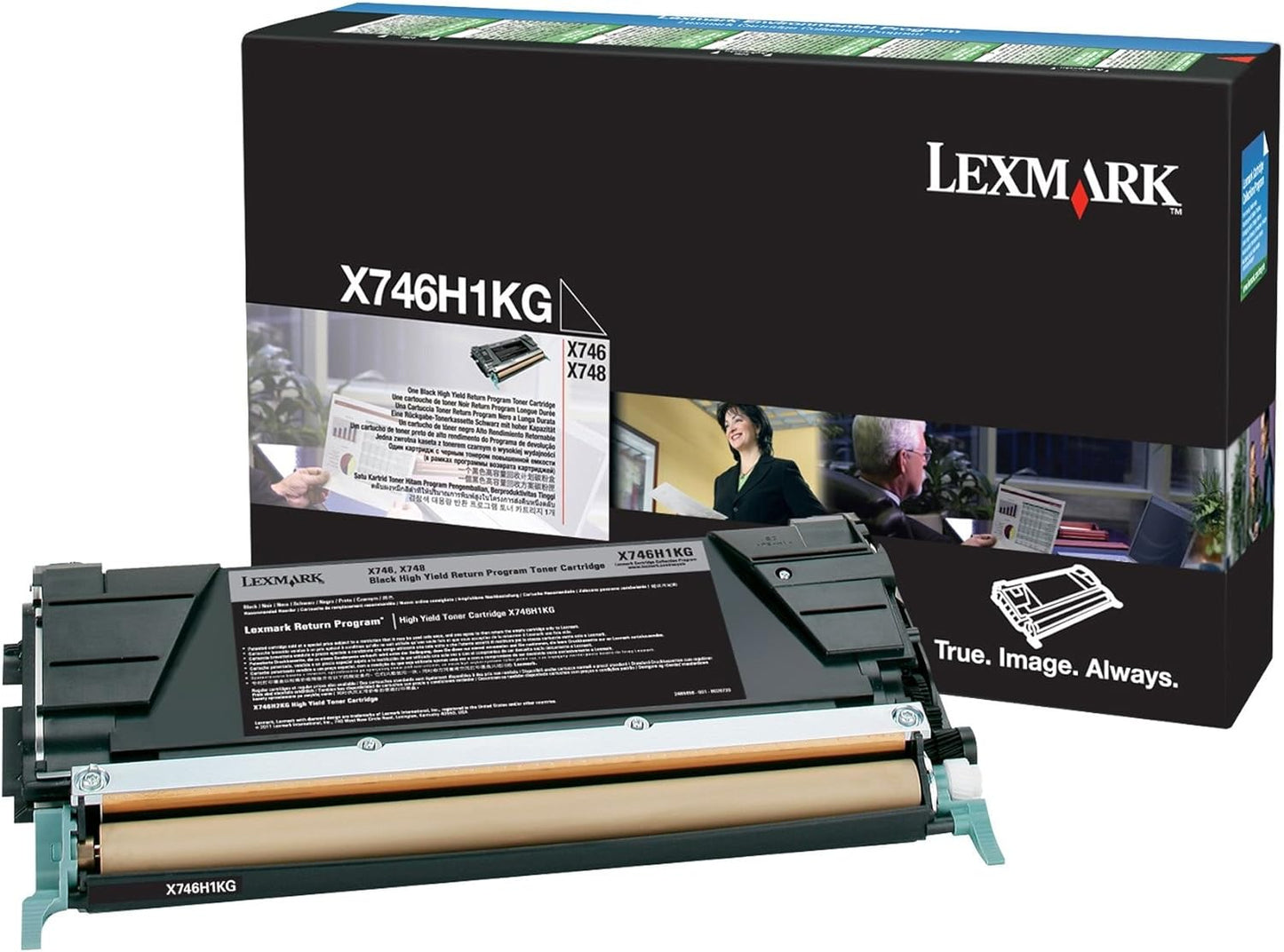 Lexmark X746H3KG Cartouche de toner Noir authentique (TVA incluse)