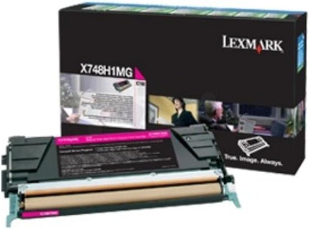 Lexmark X748H3MG Cartouche de toner Magenta authentique (TVA incluse)