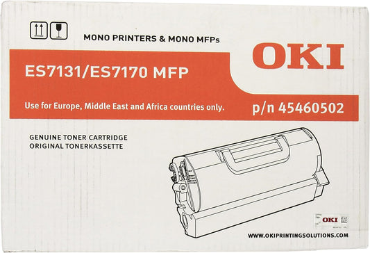 Oki 45460502 Cartouche de toner Noir authentique (TVA incluse)