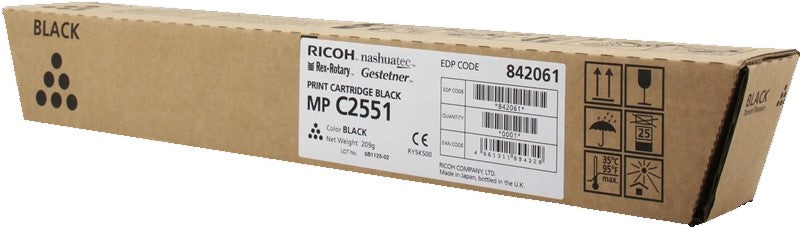 Ricoh 842061 Cartouche de toner Noir authentique (TVA incluse)