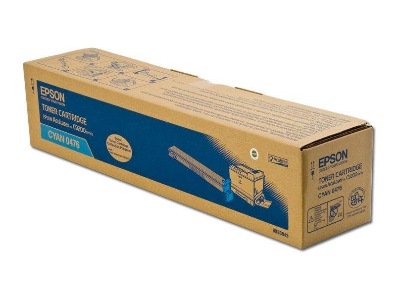 Epson S050476 Cartouche de toner Cyan authentique (TVA incluse)