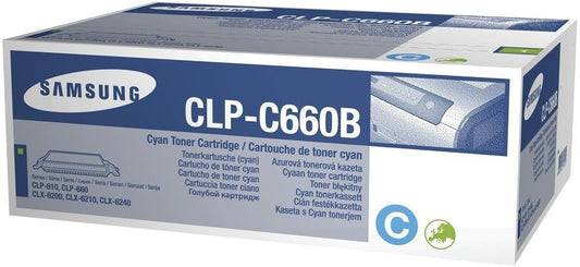 Samsung CLP-C660B (ST885A) Cartouche de toner Cyan authentique (TVA incluse)