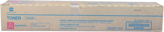 Konica Minolta TN514M (A9E8350) (A9E8350) Cartouche de toner Magenta authentique (TVA incluse)