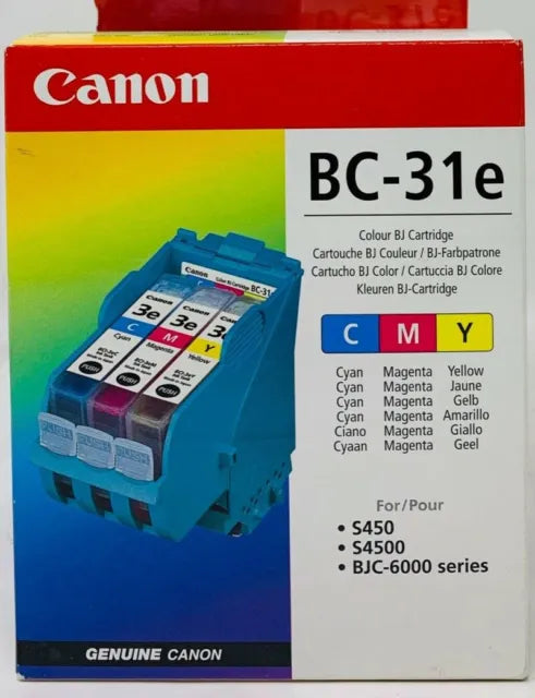 Canon BC-31e cartouche d'encre Tricolore authentique (TVA incluse)