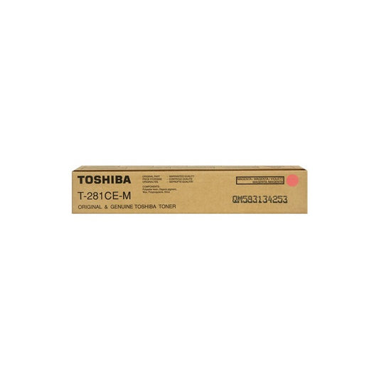 Toshiba T-281CE-M (6AK00000047) Cartouche de toner Magenta authentique (TVA incluse)