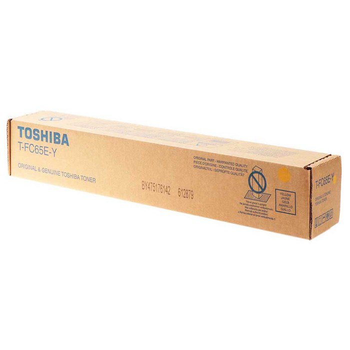 Toshiba T-FC65E-Y (6AK00000185) Cartouche de toner Jaune authentique (TVA incluse)