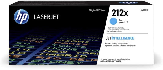 HP W2121X (212X) Cartouche de toner Cyan authentique (TVA incluse)