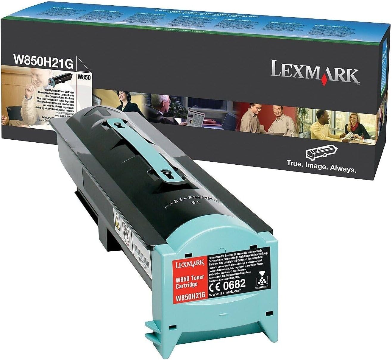 Lexmark W850H21G Cartouche de toner Noir authentique (TVA incluse)