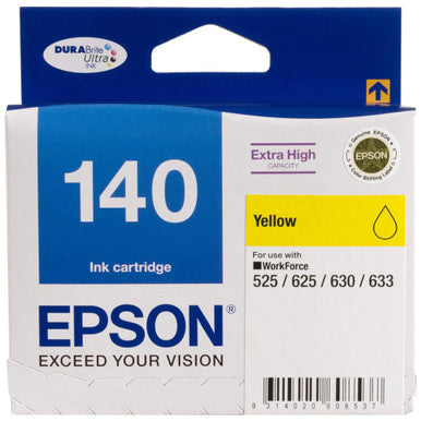 Epson T1404 cartouche d'encre Jaune authentique C13T140492 (TVA incluse)