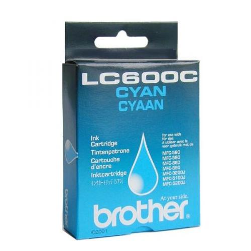 Brother LC600C cartouche d'encre Cyan authentique (TVA incluse)