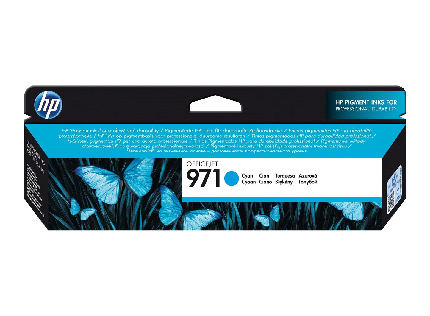 HP 971 cartouche d'encre Cyan authentique CN622AE (TVA incluse)