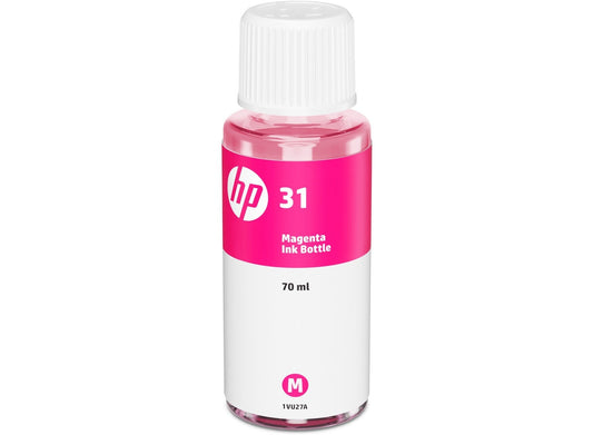 HP 31 Bouteille d'encre Magenta authentique 1VU27A (TVA incluse)