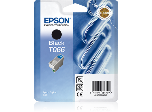 Epson T066 Cartouche d'encre Noire authentique (TVA incluse)