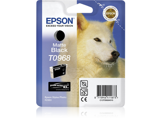 Epson T0968 cartouche d'encre Noir Mat authentique C13T09684010 (TVA incluse)