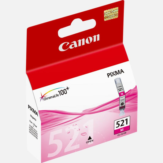 Canon CLI-521 cartouche d'encre Magenta authentique (TVA incluse)