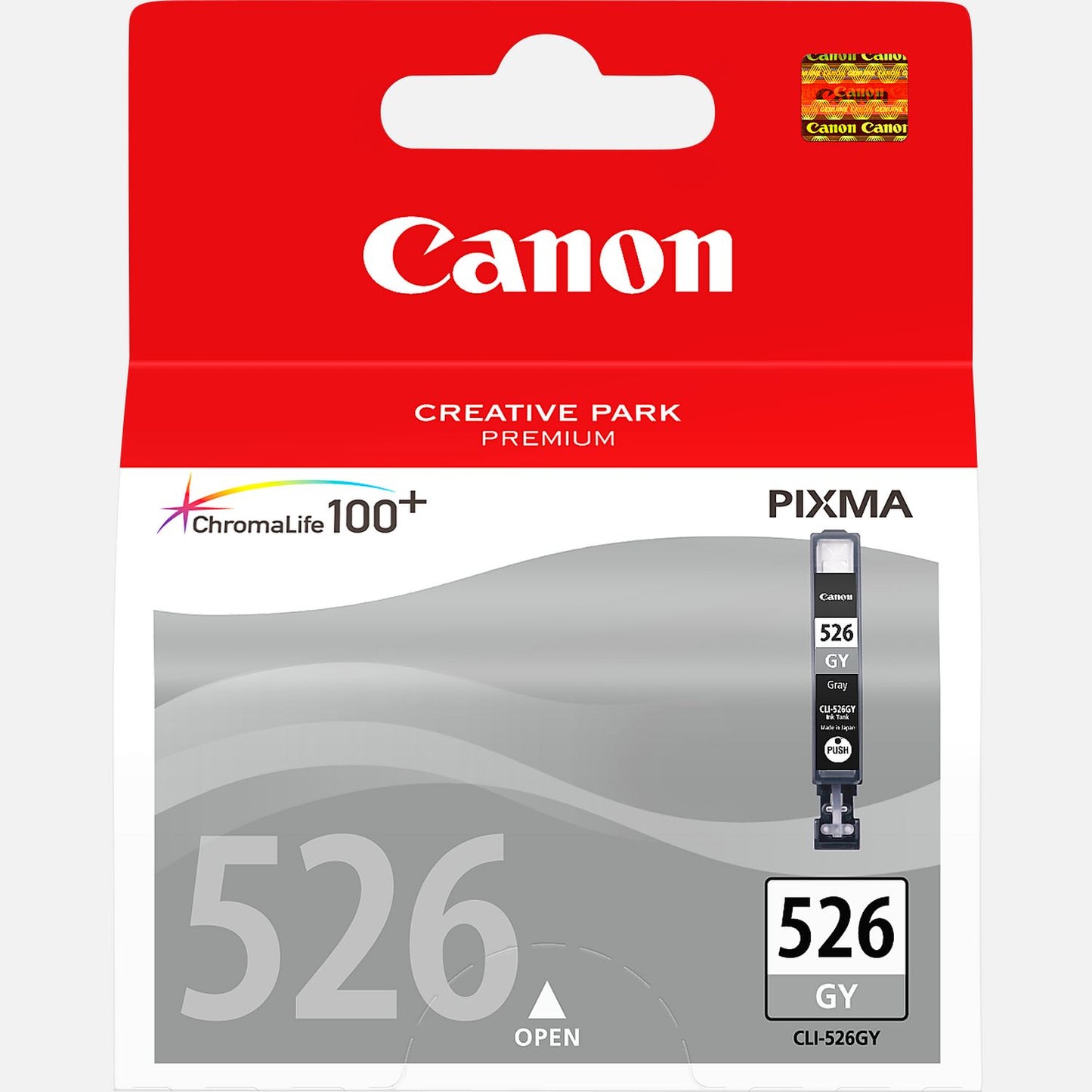 Canon CLI-526 cartouche d'encre Gris authentique (TVA incluse)