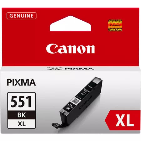 Canon CLI-551XL cartouche d'encre Noire authentique (TVA incluse)