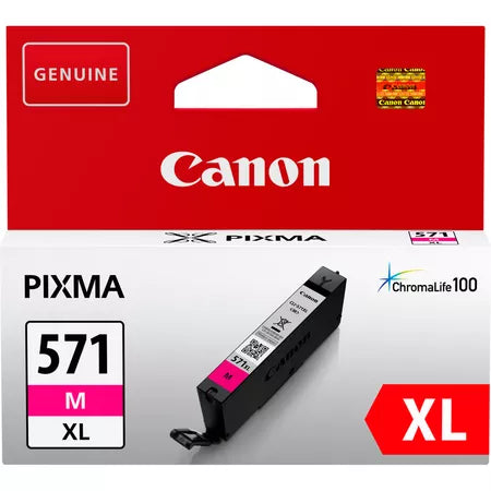 Canon CLI-571XL Cartouche d'encre Magenta authentique (TVA incluse)