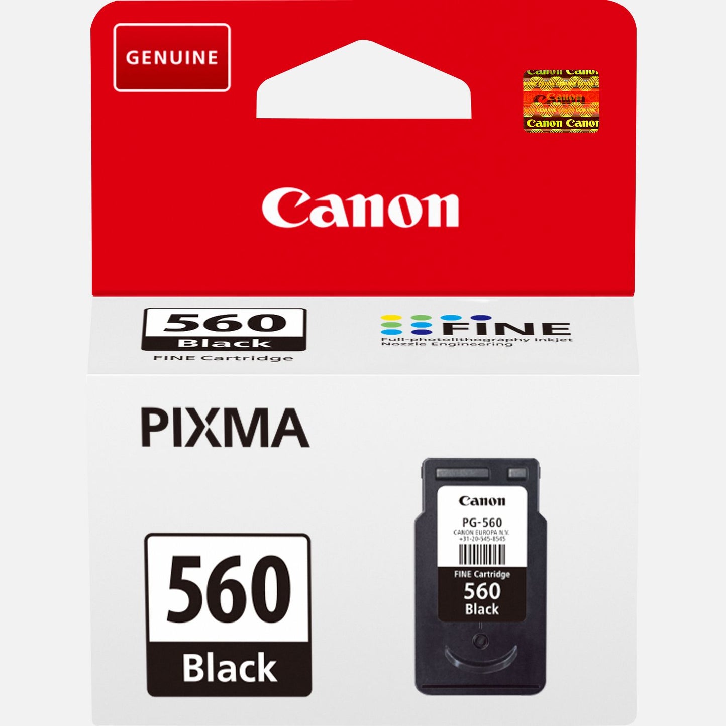 Canon PG-560 Cartouche d'encre Noire authentique (TVA incluse)