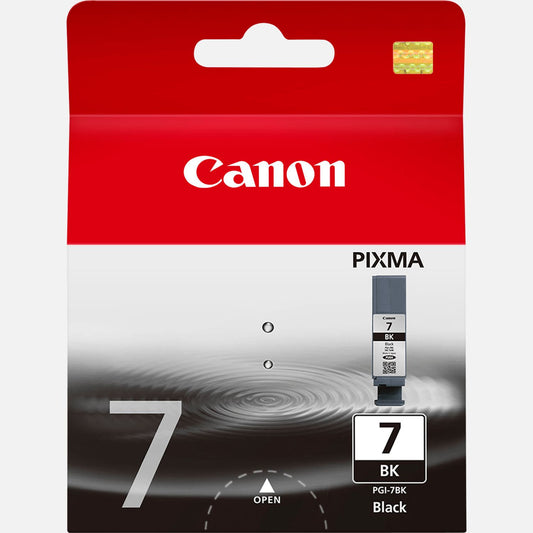 Canon PGI-7 Cartouche d'encre Noire authentique (TVA incluse)