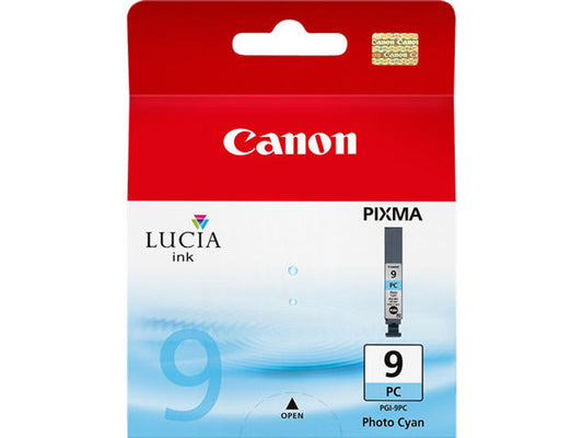 Canon PGI-9 Cartouche d'encre Cyan Photo authentique 1038B001 (TVA incluse)