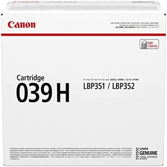 Canon 039H (0288C001) Cartouche de toner Noir authentique (TVA incluse)