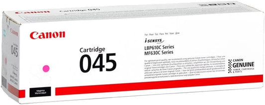 Canon 045M (1240C002) Cartouche de toner Magenta authentique (TVA incluse)