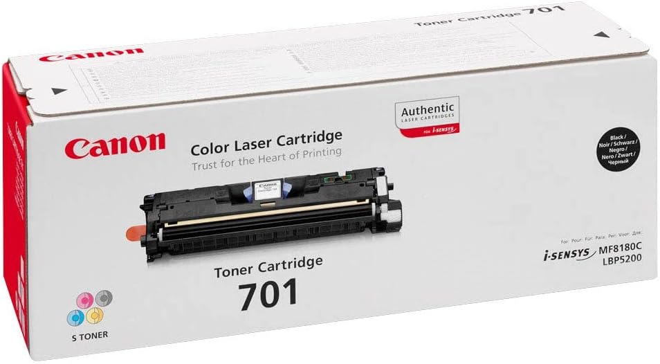 Canon 701B (9287A003AA) Cartouche de toner Noir authentique (TVA incluse)