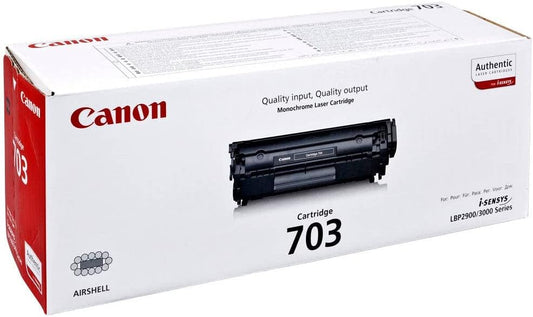 Canon 703B (7616A005AA) Cartouche de toner Noir authentique (TVA incluse)