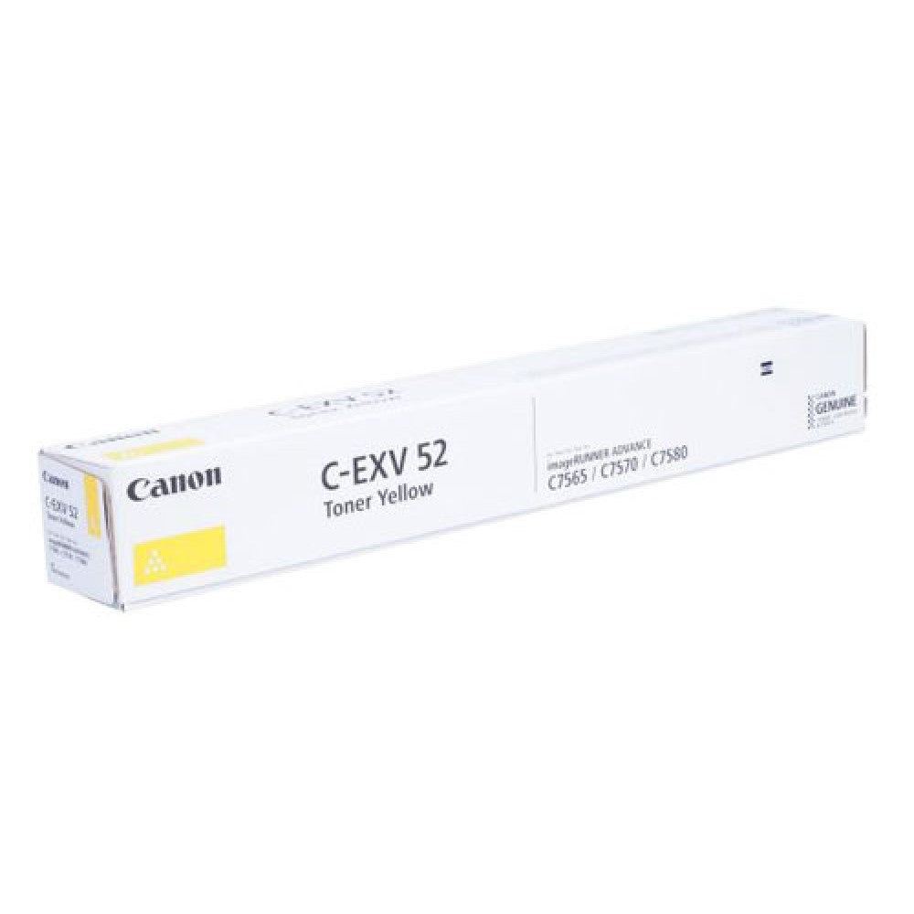 Canon C-EXV52Y (1001C002) Cartouche de toner Jaune authentique (TVA incluse)