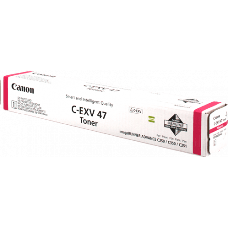 Canon C-EXV47M (8518B002) Cartouche de toner Magenta authentique (TVA incluse)