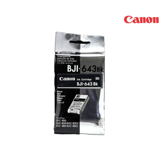 Canon BJI-643BK cartouche d'encre Noire authentique (TVA incluse)