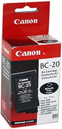 Canon BC-20 cartouche d'encre authentique noir (TVA incluse)