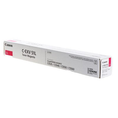 Canon C-EXV51ML (0486C002) Cartouche de toner Magenta authentique (TVA incluse)