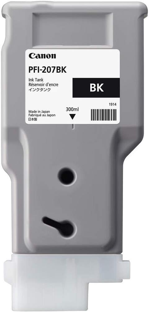 Canon PFI-207BK (8789B001AA) Cartouche d'encre Noire authentique (TVA incluse)