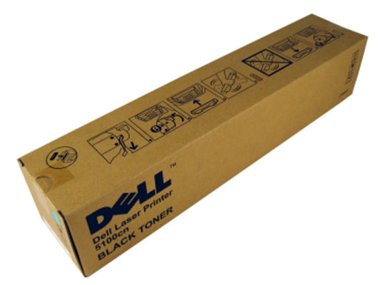 Dell 5100CNB GG577 Standard Capacity (593-10054) Cartouche de toner Noir authentique (TVA incluse)